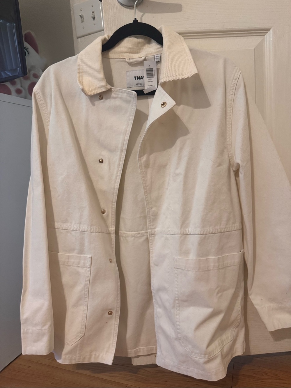 Aritzia TNA Off-White Utility Jacket